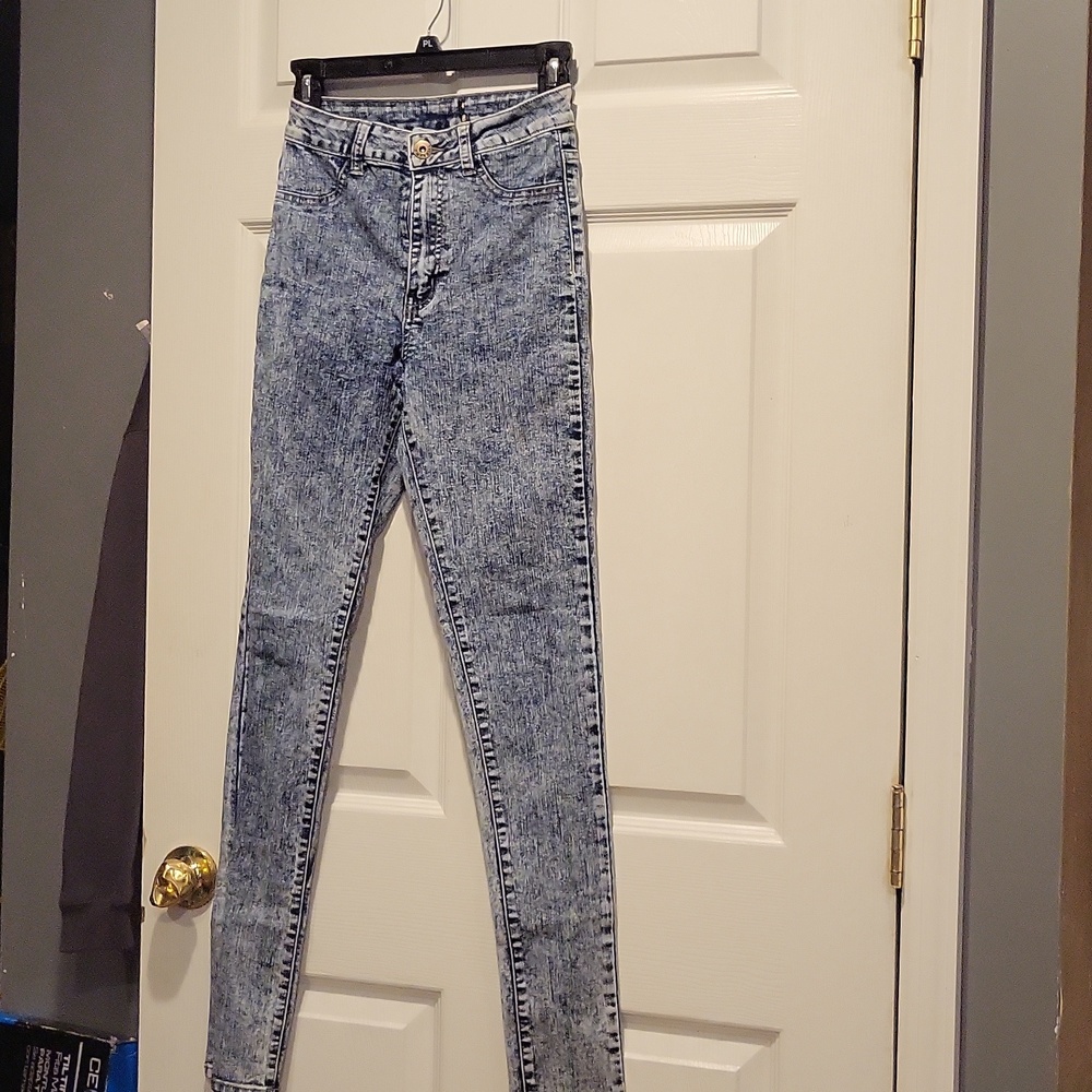 Women Jeans Emperial Acid wash Low Rise Skinny Size 1